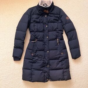 Ralph Lauren Women's Dark Navy Blue Puffer Coat- Missing Hood